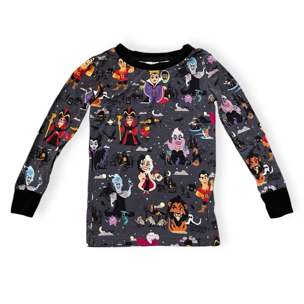 LITTLE SLEEPIES x Disney Villains Bamboo Long Sleeve and Pants Pajama Set 2T